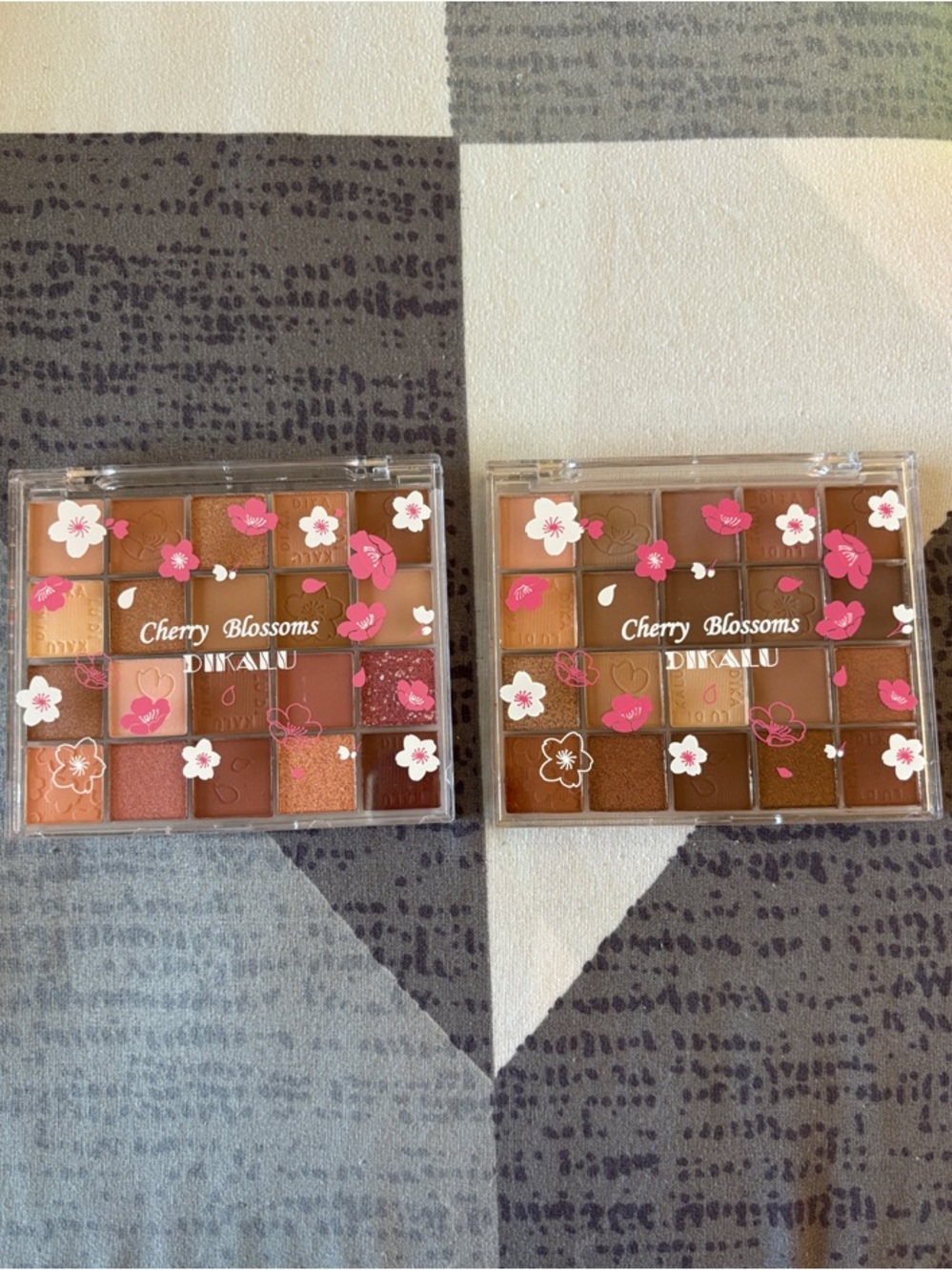 Cherry Blossoms Eyeshadow Palette Duo - Neutral Pink & Brown Shades